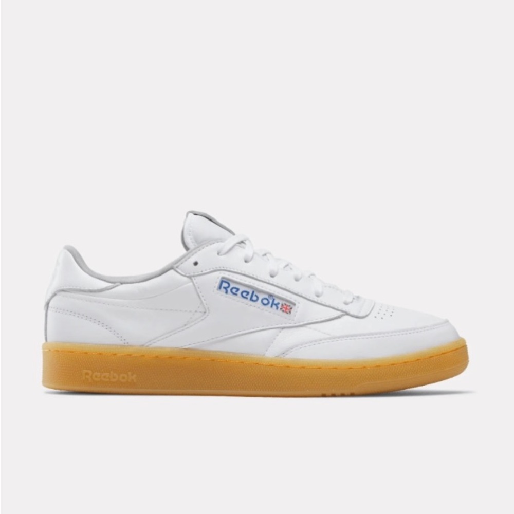 Reebok Classic White Sneakers with Gum Sole
